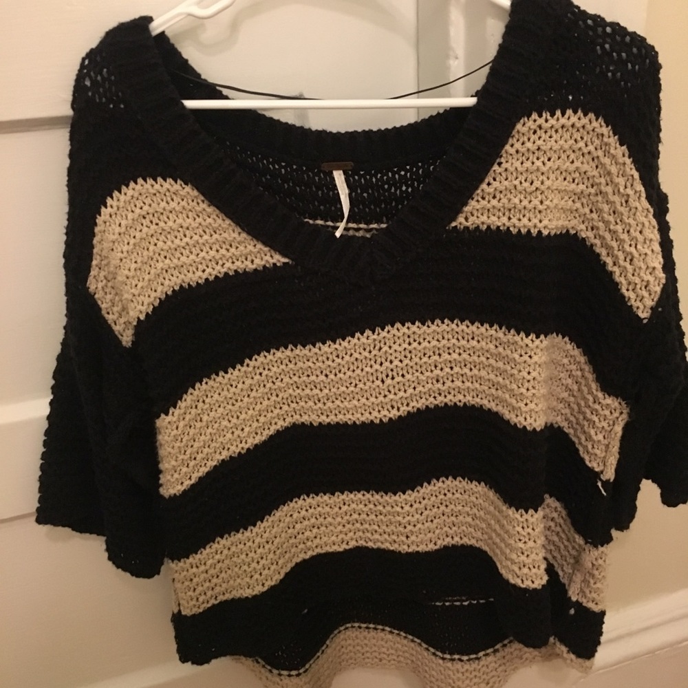 Free People short sleeve sweater